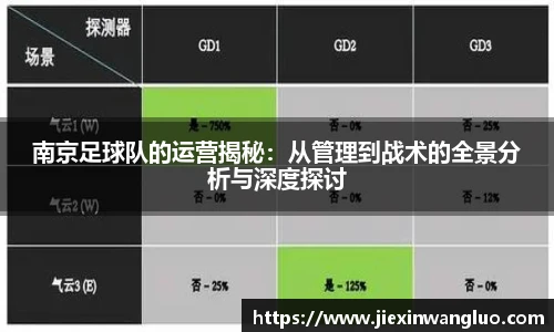 南京足球队的运营揭秘：从管理到战术的全景分析与深度探讨